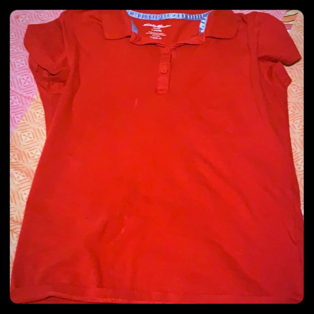 Red School shirt